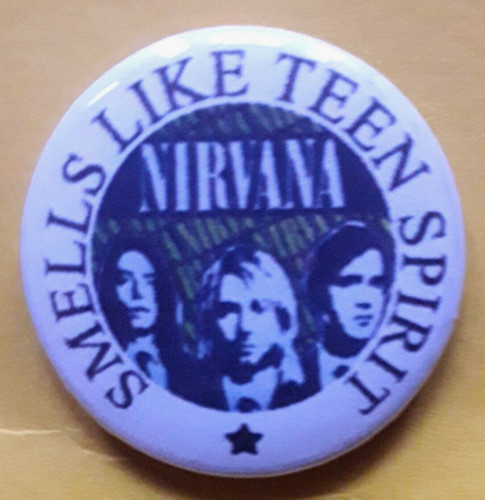 25mm badge nirvana - nirvana, song