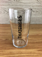 Thatchers Cider Pint Glass 20oz Branded Pub Bar Glassware UK Somerset