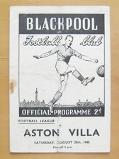 BLACKPOOL v ASTON VILLA