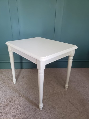 Cream wooden coffee - wooden, table/side