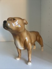 Vintage Staffordshire Bull Terrier Figurine