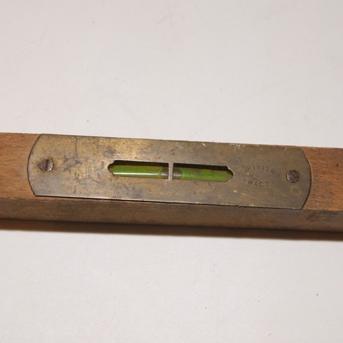 Vintage wooden spirit level - vintage,