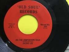 Jackie Lee - Do The Temptation Walk / The Shotgun & The Duck - Rare 6Ts Pressing
