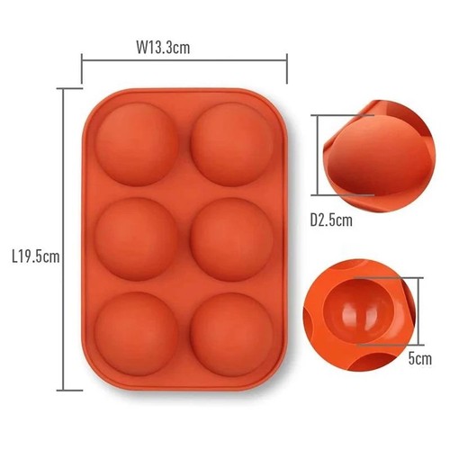 Silicone half sphere baking - silicone,