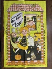Vintage Linen Tea Towel –