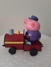 Vintage Grandad Pig On Train
