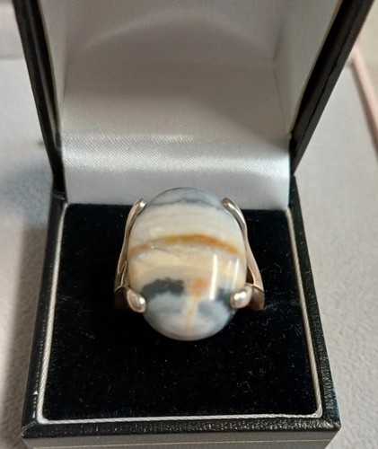 Qvc silver 925 banded agate - qvc,