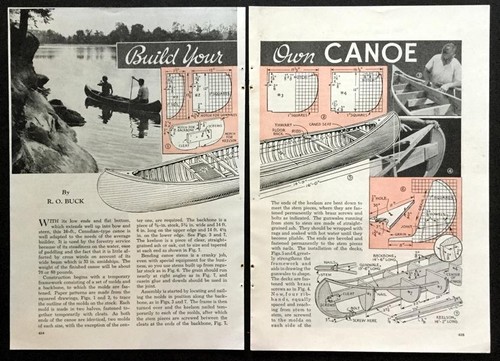 Canadian style cedar canoe - 16',