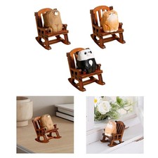 Rocking Chair Animal Figurine