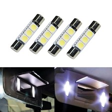 4x White HID 3-SMD 6641 31mm