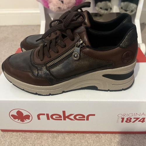 Reiker trainers n9301 brown - reiker, n9301-27