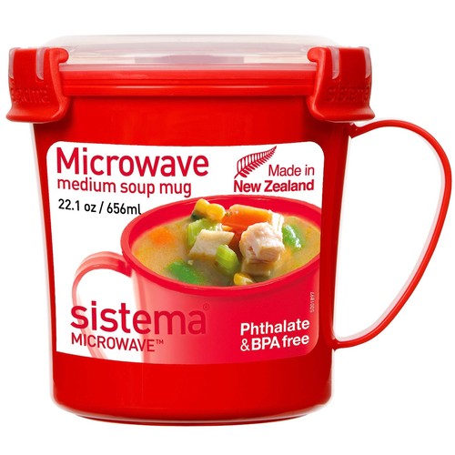Microwave soup mug - microwave,