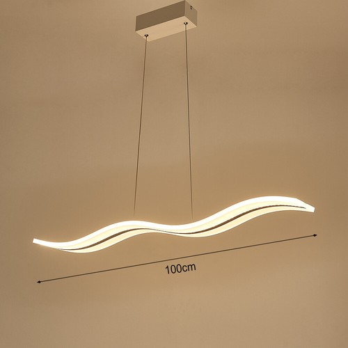 White wave pendant light - wave,