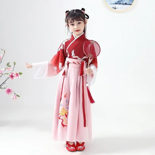 Kids girls hanfu dress ancient - hanfu,