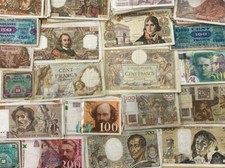 France french banknotes choice - french,