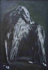 oil painting on canvas of