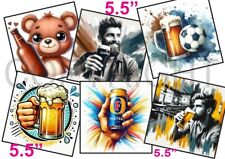 6 XL Card Toppers 5.5"