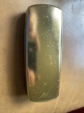 Bins Twiggy For Aurora Spectacle /Glasses Hard Case.  Gold. Used Good Condition