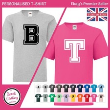 Initial shirt personalised - initial,