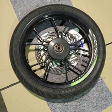 Rieju Reiju Mrt 125 Mrt125 Black Series Front Wheel TYRE AND DISC ARE SCRAP 