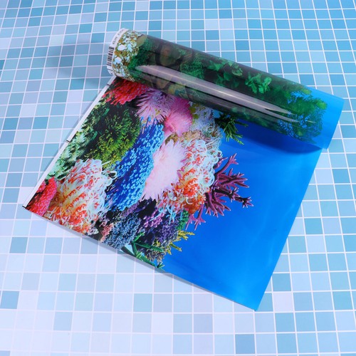 Fish tank background sticker - fish,