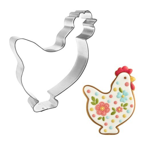Rooster chicken cookie - chicken,