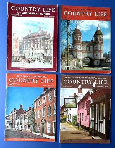 Vintage country life magazines - country,