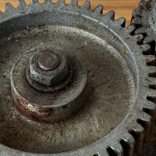 Vintage Boat Steering Wheel Running Gear