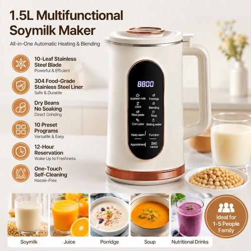 Soybean milk maker nut - 1.5l,