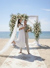 White Chiffon Wedding Dress UK