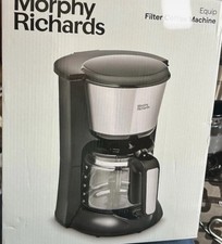 Morphy Richards 162501 Equip Filter Coffee Machine Black/Brushed Steel