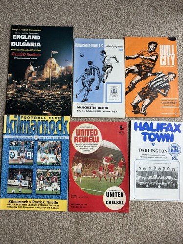 Random football programmes - 50,