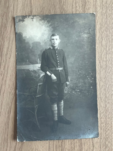 Vintage postcard wwi soldier - vintage,