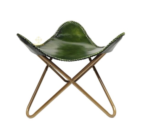 Green handmade leather - handmade,