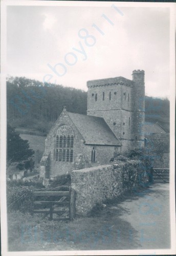 1950s photo branscombe - branscombe, church