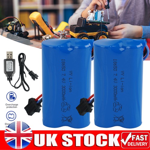 3000mah rechargeable - 7.4v,