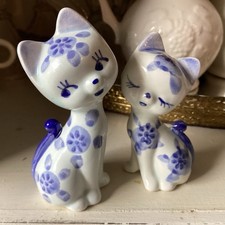 VTG Ceramic Cat Figurines