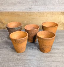 5 X Small Vintage Hand-Thrown