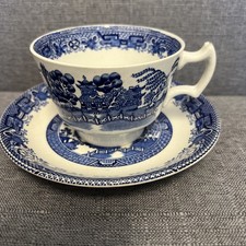 Vintage Woods Ware Willow Blue