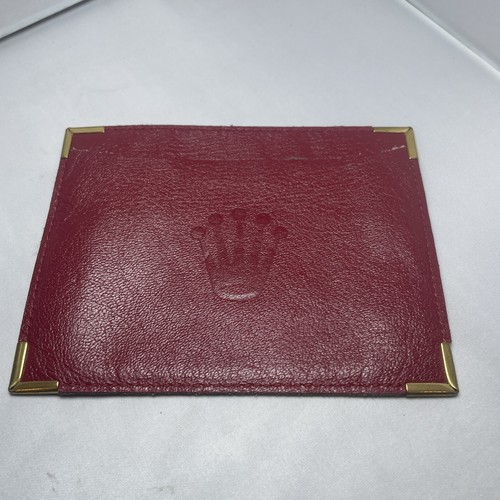 Vintage rolex red leather - red,