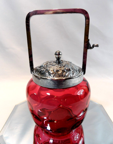 Victorian art glass ruby - art,