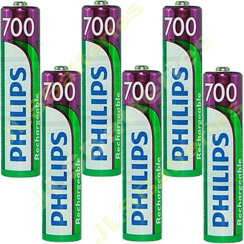 Aaa rechargeable philips - 6, x