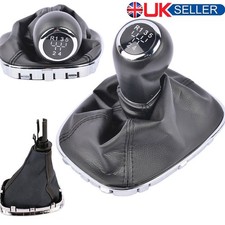 5 Speed For Vauxhall Corsa E Adam Gear Stick Shift Knob & Gaiter Boot 55496814