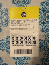 STUB / PASS/TICKET  INTER -