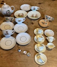 Vintage Miniature Dolls child’s Tea Set Pieces Job Lot Mixed doll house