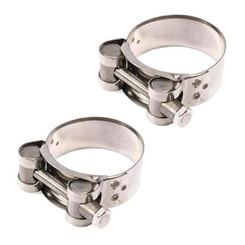 2pcs stainless steel - steel, exhaust