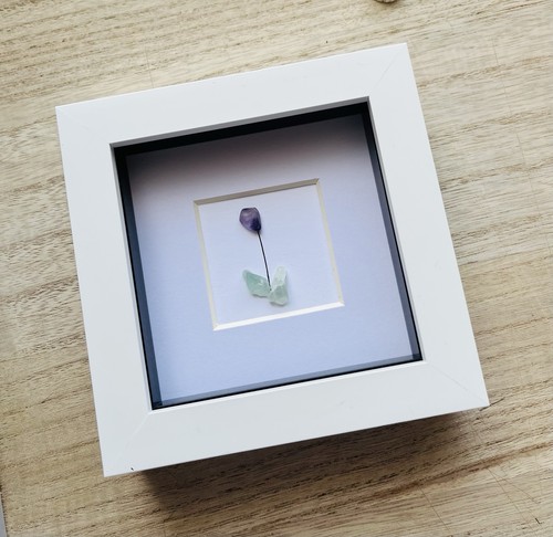 Spring tulip sea - tulip, framed
