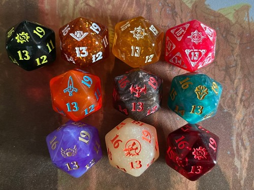 Oversized d20 spindown - oversized,