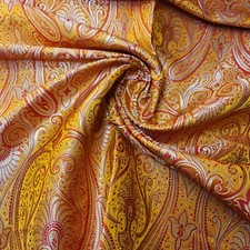 Paisley Brocade Fabric Floral