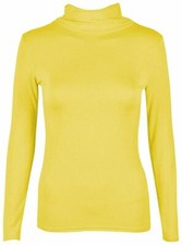 LADIES WOMENS  POLO NECK ROLL